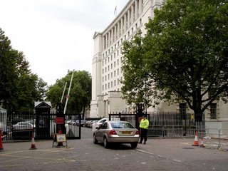 The heart of enemy territory - the MoD building in London